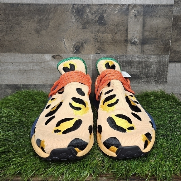 ADIDAS X PHARRELL WILLIAMS HU NMD ANIMAL PRINT Pulse Amber HP3221 - Picture 7 of 12